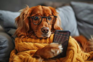 Online Shopping Safety Dog