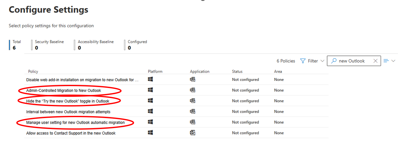 Capture Blocking Outlook
